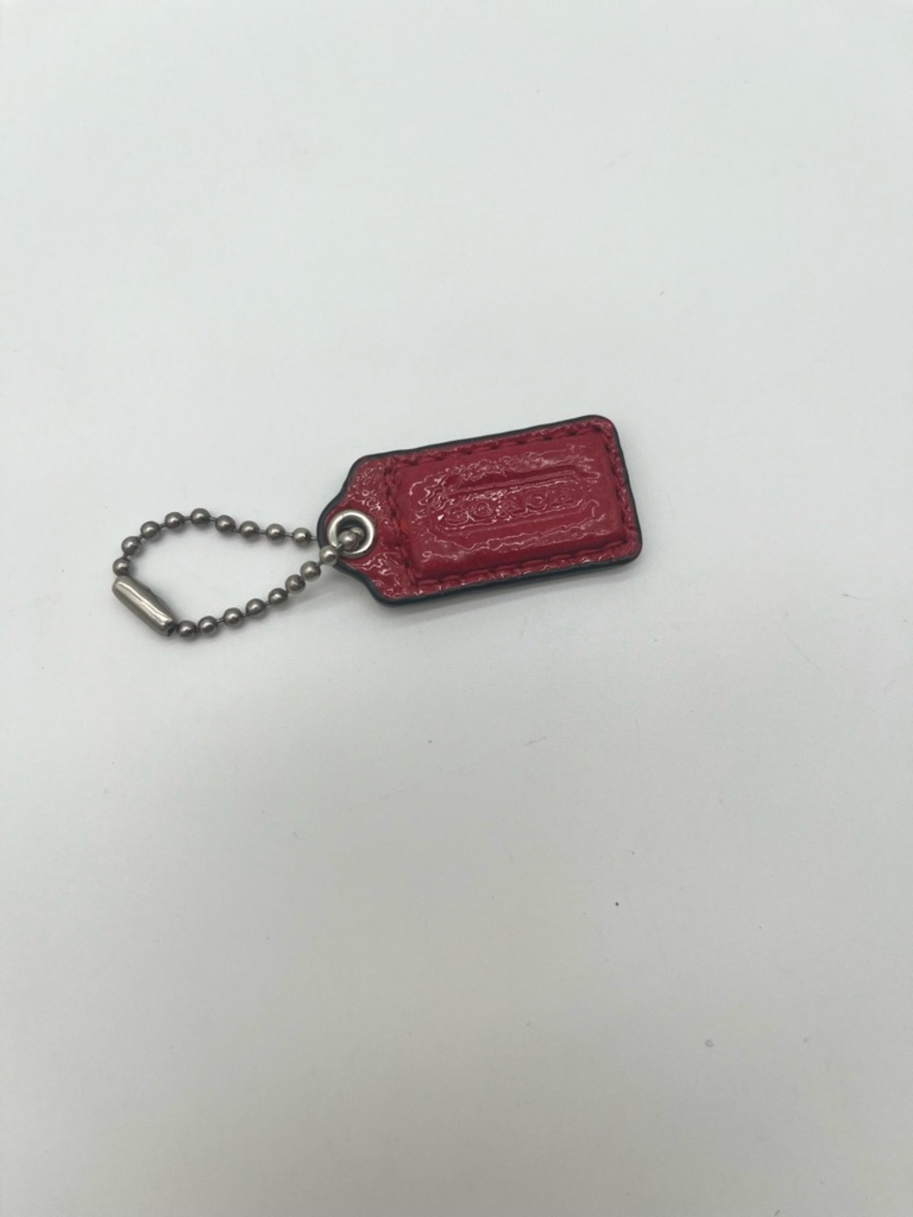 Coach Vintage Patent Leather Hang Tag Red Mini Coach Vintage Patent Leather Hang Tag Red Mini